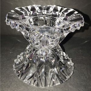 Vintage Cristal D'Arques Charme Candlestick Holder French Crystal Heavy
